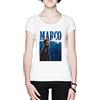 Capzy Retro Marco Mengoni Bianca Donna Maglietta White Women's T-Shirt Tee