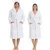 Nada Home Accappatoio Unisex in Spugna 100% Cotone 400 gr con Cappuccio - Morbido e Assorbente, con Cintura, Tasche e Appendino - Uomo Donna Adulto