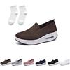 Chagoo Women's Orthopedic Sneakers, Orthopedic Platform Sneakers, Baodwshop Orthopedic Sneakers Slip-On Walking Shoes (39 EU, Marrone)