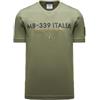 Aeronautica Militare t-Shirt TS2523 Frecce Tricolori, Maglia, Maglietta, Felpa, da Uomo (IT, Testo, M, Regular, Regular, Verde)