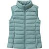 Peuignao Gilet Piumino Leggero Imbottito Invernale Trapuntato Donna Giubbotto Smanicato Giubbino Giacca Ultralight Blu 4XL