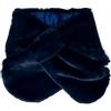 Emila Stola di pelliccia ecologica blu elegante coprispalle per x Matrimonio mantella calda pelo lungo ecopelliccia copri abito da cerimonia scialle signora invernale autunno inverno 2026 2027 Blu