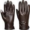 Harssidanzar Guanti da uomo in pelle foderati in cashmere caldi e touchscreen SM052EU