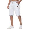 Djtnzdm Bermuda Cargo Estivi Pantaloncini Uomo Cotone Lavoro Golf Sportivi Pantaloni Corti Casual Shorts Uomo Bianco M