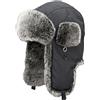 Insun Colbacco Uomo Donna Cappello Trapper Idrorepellente Nero 1 XXL