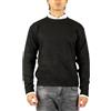 TONY BACKER - Maglioncino Cotone Uomo Leggero, Comodo E Pratico per la Mezza Stagione, Maglione Girocollo Uomo, Tessuto Morbido, Maglione 4 Colori Tinta Unita