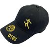 Generic Napoli D10S Berretto Baseball Unisex Nero/Bianco - Adulto 100% Cotone (Nero, Visiera)