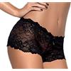Obsessive Culotte Donna in Confezione Regalo, Culotte Nero Pizzo, XXL
