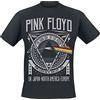 Pink Floyd The Dark Side of The Moon - Tour 1972 Uomo T-Shirt Nero 100% Cotone Regular