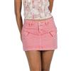 Owegvia Minigonna cargo da donna in denim Y2k, tinta unita, a vita media, mini gonne di jeans con tasche
