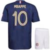 Kingdo Maglia Mbappe Bambino e Adulto - Kit Calcio Francia Home - 2026 - Ragazzi - Uomini - Divisa da Calcio - Maglietta Sportiva - Abbigliamento Sportivo