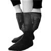 ULLMYS Calze Diabetici 86% Merino Senza Cuciture 2 Paia Grigio 39-42