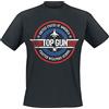 Difuzed Top Gun Fighter Weapons School Uomo T-Shirt Nero L 100% Cotone Regular