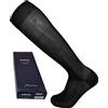 AMAL SOCKS Calze Lunghe Uomo in Cotone Filo di Scozia con Polsino alto a costine, calze formali ed eleganti, realizzate con filati di qualità leggeri e sottili cucitura ultrapiatta, Marchio Italiano | 6 paia