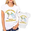 Puzzletee - Coppia Maglietta e Body Festa della Mamma - T-Shirt Donna e Tutina Neonato in Cotone, Leggere e Traspiranti - Stampa Resistente - Idea Regalo Speciale - (Cocktail, Bianco)