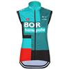 SGCIKER 2022 world tour pro team BORAHansgrohe Uomini Ciclismo Wind Vest,Windbreaker Bike Gilet Antivento MTB Senza Maniche Abbigliamento （S）