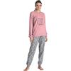 o-day Coconuda Pigiama Donna Invernale Lungo 100% Caldo Cotone Interlock in Scatola Idea Regalo di Natale Pigiama Donna Cotone Lungo Adulto Ragazza Fantasie Eleganti