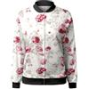 XUEJIANN Felpa da donna con chiusura lampo - Felpa da donna senza cappuccio elegante - Giacca invernale corta calda felpa oversize con stampa cappotto corto/tradizionale bavarese