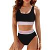 PINTUTU Speed Bikini Set da Donna in Due Pezzi, Costume da Bagno Sportivo da Donna, Bikini da Nuoto, Sport, 2 Pezzi, Bustier per Piscina Costumi da Bagno da Donna Set di Bikini