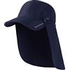 Bassdash UPF 50 + Cappello da Pesca Pieghevole Cappello da Baseball cap con Collo Rimovibile Flap Portatile per Uomini Donne Golf Escursionismo
