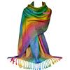 GFM Silky Feel pashmina stile sciarpa Wrap in cachemire/elefante/floreale .Pais-39-23-jtn - Paisley