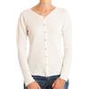 DALLE PIANE CASHMERE Cardigan Donna 100% Cashmere - Crema, L