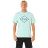 Rip Curl Maglietta da uomo SURF Revival YO Mumma Tee, Blu, M