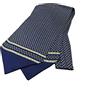 Avantgarde ASCOT CASHE COL FOULARD UOMO ITALY SETA SILK BLUE DISEGNI AZZURRI CLASSICO, colore blu 15