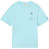 Saint Barth MC2 T-Shirt con Ricamo Life Complicated Colore Celeste
