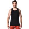 Merino.tech Canottiera Uomo Lana Merino Intimo Attivo Leggere per Sport (Small, Black A-Shirt Tank)