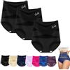 Generisch Slip modellante senza cuciture a vita alta con controllo della pancia - Biancheria intima da donna setosamente morbida con copertura completa, comoda e ideale per il periodo post-parto, 3