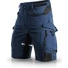 Wespornow Pantaloni Cargo da Uomo con 6 Tasche, Pantaloni da Lavoro MTB, Bermuda Corti, Pantaloni Chino, Stretch, per Escursioni estive e Shorts da Ciclismo