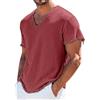 Generico Camicia Uomo Camicia di Lino e Cotone Uomo, Maxi Comfort, Taglio Largo, Tessuto Premium Traspirante, Adatto per Clima Caldo, Uso Quotidiano, Sensazione Morbida