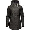 Navahoo Giacca impermeabile da donna con cappuccio Oceans Heart XS-XXL, Nero , M