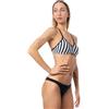 Okeo Costume Piscina Donna, Costume Nuoto Donna, Due Pezzi, Push up con Coppe Estraibili, Tessuto in Revolutional Shiro, Foderato, Fantasia tigrata (IT, Numero, 38, Regular, Regular, Nero)
