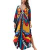Baynetin Donna Kaftan Abito Copricostumi Spiaggia Floreale Bohémien Vestito Mare Taglia Grande Maxi Kimono Beach Bikini Cover ups Casual Caftano Loungewear Costume da Bagno Coprire (Farfalla)