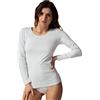 OLTREMARE, Set da 4 Maglia Donna a Manica Lunga in Caldo Cotone. Nero 4/M