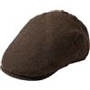 TOP-EX L/XL/XXL/XXXL Berretto da uomo misto lana Flatcap Newsboy, berretto vintage Barrett Ivy Gatsby Cap Tweed Beret Peaked Caps, spina di pesce_marrone, 3XL