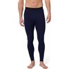 DANISH ENDURANCE Pantaloni Termici Uomo in Lana Merino, Blu Notte, XXL