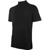 COMFREE Maglietta da Uomo a Maniche Corte con Collo Alto Casual Tinta Unita Slim Fit Baselayer Modal Top