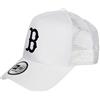 New Era Boston Red Sox A Frame Trucker cap Black White Edition White - One-Size