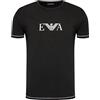 Emporio Armani Maglietta Uomo 111035 1P523, T-Shirt Manica Corta, Girocollo (S, Nero)