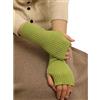 Prettystern Donna Scaldamani Guanti Dita Scoperte in Cashmere 100% Cachemire Polsini Manicotti