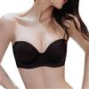 KOEMCY Reggiseno Senza Spalline per Donna Ragazze Sexy Bandeau-Bra con Ferretto Bra Push Up Bralette Invisibile Bellezza Indietro
