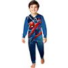 United Labels Marvel Spiderman - Pigiama da ragazzo, blu, in pile, a maniche lunghe, con pantaloni, pigiama intero, tuta da notte per bambini, Blu, 110-116