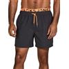 JACK & JONES Maui JJSWIM - Costume da bagno lungo da uomo, a vita doppia, colore: nero, blu, corallo S, M, L, XL, XXL, 3XL, Arancione shocking (12281192), 3XL