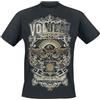 Volbeat Old Letters Uomo T-Shirt Nero 100% Cotone Regular