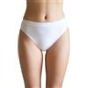 eMMe SQUARE Set 3 Slip Donna in Microfibra Vita Media, Mutande Classiche Senza Cuciture, Made in Italy (IT, Testo, L, XL, Regular, Regular, Bianco-Nero-Nudo)