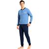 o-day Defonseca Pigiama Uomo Cotone Leggero Lungo Primaverile M-XXL
