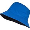 styleBREAKER Cappello da pescatore unisex reversibile in cotone | 2 in 1 reversibile Bucket Hat Streetwear Look | Cappello da pesca per uomo e donna, blu/nero, Taglia unica
